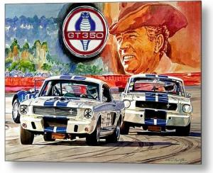 Thank you to an Art Collector in Atlanta GA  for buying The Thundering Blue Stripe GT-350